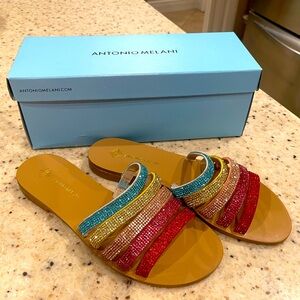 ANTONIO MELANI SANDALS SIZE 7.5